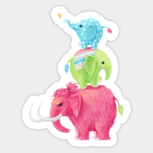 Elephants Sticker